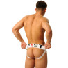 Fist Jockstrap Fist logo Blanc